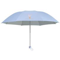 Tiangtang 57CM 8K Three-Fold Silver-Coated UV Sun/Rain Umbrella