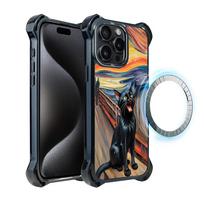 Etui Iphone 15 Pro Ibizu Dropguard Ultra Z Magsafe, Edvard Munch, Krzyk Kota