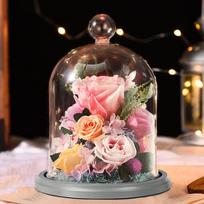 JoyFlower Preserved Rose Bear Gift Box
