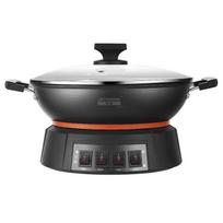 PESKOE QT1-32 32CM Cast Iron Multi-functional Electric Wok CN plug (adapter included)