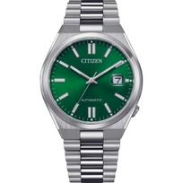 Citizen Tsuyosa vyriškas automatinis kvarcinis plieninis laikrodis NJ0150-81X 40mm sidabrinė apyrankė