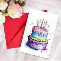 10-Pack Happy Birthday Greeting Cards Assortment with Envelopes - Random Mix of Cartoon, Animal, Family & Friendship Designs, Bulk Birthday Wishes Car
