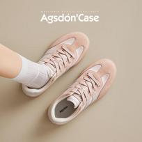 Agsdon Women's Thick-Soled German Trainer Shoes 40