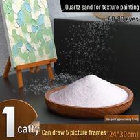 Rastas kvarcinis smėlis tekstūros menui ir „pasidaryk pats“ rankdarbiams