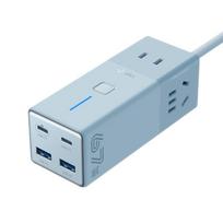 BULL 67W GaN Fast Charging Desktop Power Strip with 2C2A USB & 3 AC Outlets CN plug (adapter included)