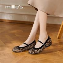 Millies Elegant Cashmere Mary Jane Shoes with Bow EU 37