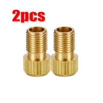 8-2pcs Bicycle Valve Pump Adapter Bike Valve Converter Presta To Schrader Convert Nozzle Inflation Adaptor Bicycle Accessories