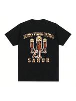 Tung Tung Tung Sahur Funny Baseball Brainrot Meme T-Shirt 'unisex Clothing Fashion Humor Style T Shirts Unisex Summer Tops T Shirt S