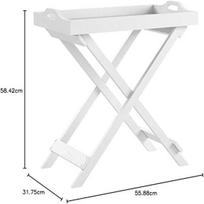 Svetainės naktinis staliukas Sofos kavos staliukas Namų medinis šoninis staliukas 58,42 cm