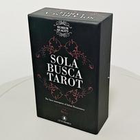Sola Busca Tarot Deck In Rigid Box 12*7cm 78 Pcs Vintage Tarot Cards Printed on 350GSM Double-embossed Cardstock
