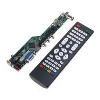 Profesionali televizoriaus pagrindinė plokštė T.SK105A.03 Universali LCD televizoriaus valdiklio tvarkyklės plokštė LCD ekrano valdiklio plokštė PC/TV/USB B