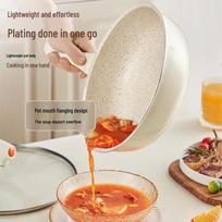 ASD Nano Ceramic Stone Non-Stick Wok Frying Pan, 30cm