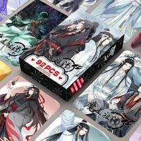 92pcs Grandmaster of Demonic Cultivation Laser Lomo Card Mo Dao Zu Shi Wei Wuxian,Lan Wangji Mini Postcard Photo Cards Sticker