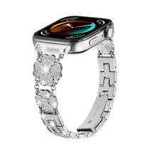 Classic For Huawei Watch Fit 3 Strap Stainless Steel band Clover Shape Women Metal Diamond Bracelet Correa for Huawei fit 3 Watchband For Huawei fit 3