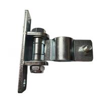 Carbon Steel Farm Fence Hinge Set Heavy Duty Thickened Material Rust Resistant Electroplated Finish Black Silver 35mm 35mm