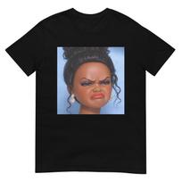 Angry Disgusted Black Doll Face Meme T-Shirt 4XL