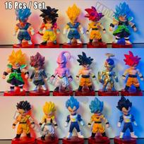 Dragon Ball Z Super Saiyan Son Goku Anime Modelis Son Gohan Vegeta Broly Piccolo Majin Buu Rinkinys Veiksmo Figūrėlės Modelis Dovanos Žaislas