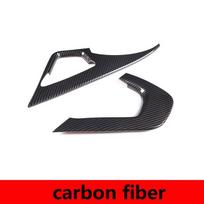 For Chevrolet Corvette C7 2014-19 ABS Carbon fiber Car Center Control Handle Decorative Frame Cover Trim Sticker Car Accessories