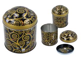 Puszka Metalowa Pojemnik Na Herbatę Gustav Klimt Drzewo Życia Carmani Dar