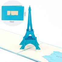Pop 3D Up Birthday Card 3D Miniatures Invitation Cards World Attractions Business Card Boy Gifts Greeting Card Tourist Postcard