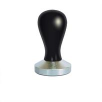 Black Wooden Handle Solid Wood Espresso Coffee Tamper Flat Base 51mm/53mm/58mm Coffee Powder Pressing Hammer Aluminum Manual