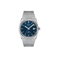 Tissot Prx Super Player Series Automatic Mechanical Movement Waterproof Date Display Watch 40mm Blue Dial Stainless Steel Case T137.407.11.041.00 Regular Watch Box