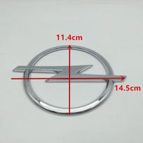 1 vnt. 3D sidabrinis/juodas CORSA automobiliui raidės emblema priekinis variklio dangtis Galinės bagažinės dangčio emblema lipdukas Decal stilius Automobilio aksesuarai