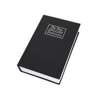 Metal Book Money Box Simulation Combination Lock Piggy Bank with Lock Hollow Book Cash Coin Storage Box Valuables Storage