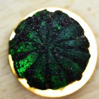 127.40 Ct Natural Huge Rough Earth Mined CERTIFIED Green Garnet Loose Gemstone 29.5 mm APPROX. žalia