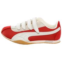 Puma H-Street Strap Red Unisex Sneakers White 406127-03 37.5