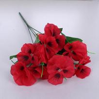 As Shown Artificial Pansy Flowers Beautiful Blooms For Any Occasion Vase Filler Sturdy Artificial Flowers Fading Resistant