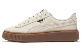 PUMA Basket Platform Canvas 'Beige' Women's 38