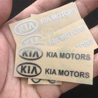 3D Metal Emblem Sticker Car Interior Decoration Styling Decal For Kia Rio Ceed Sportage Cerato Soul k3 k5 Sorento Picanto Optima