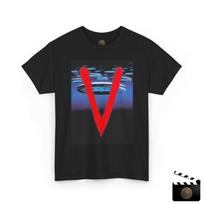 V UFO T-Shirt For Unisex, Retro Visitors TV Show Tee, 80s Collectible TShirt XXL