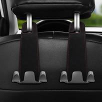 2 Pcs Headrest Hanger Car Seat Headrest Hook Organizer Storage Hanger Metal Hook  Rear Seat