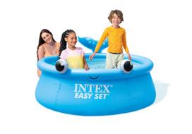 INTEX 26102EH Džiugus banginis Easy Set pripučiamas baseinas: 6 pėdos x 20 colių – Atspari pradūrimams medžiaga – Greitai pripučiama – 232 galonų talpa