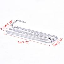 30PCS Curtain Metal Anti-rust Hooks Curtain Hanging Hooks Curtain Accessories