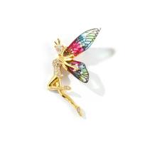 Doreen Box 2pcs Cute Brass Flying Flower Fairy Charms For Jewelry Making Fairy Tale Wing Pendant Necklace Diy Findings