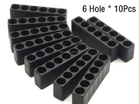 5Pcs/Set 6/10/12 Holes Hex Shank Screwdriver Bit Holder Plastic Screwdriver Head Storage Drill Bit Stand For Power Accessories
