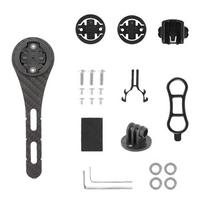 Carbon Fiber Bicycle Computer Holder Road Bike Stopwatch Speedometer Mount Holder Bike Handlbar Computer Mount