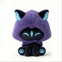 New Valorant Omen Valorant Cat Anime Cosplay Printing Nunu Cotton Padding 10cm Plush Pendant Backpack Keychain Gift