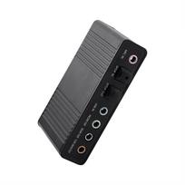 Acogedor USB 2.0 External Sound Card 6-Channel 5.1 Surround Sound Adapter with SPDIF Digital Audio Output, for PC