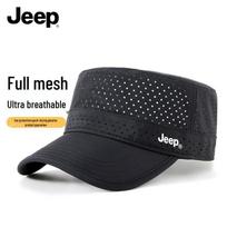 JEEP Men's Flat Top Quick-Dry Mesh Baseball Cap One Size (56-58cm)