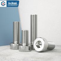 Guwanji 304 Stainless Steel Low Head Hex Socket Screws M6x16 (20 Pcs)