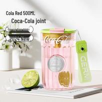 Gemini Coca-Cola Badge Series 500ml Stainless Steel Straw Tumbler