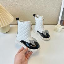 Shining Princess Ankle Boots for Girls Fashion Kids Dress Boots Comfortable Non Slip Footwear for Party Daily Casual Wear 27