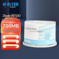 RITEK Triumphal Arch CD-R 52x 700MB Blank Discs (50-Pack)