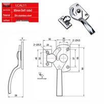 Misumi Style Stainless Steel Cold Storage Handle