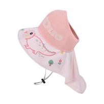 Kids Cartoon Sun Hat With Wide Brim And Uv Protection In Ice Silk Fabric For Summer Outdoor Play And Sun Safety