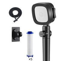 3 Modes High Pressure Shower Head One-Key Stop Adjustable Shower Head  Bathroom